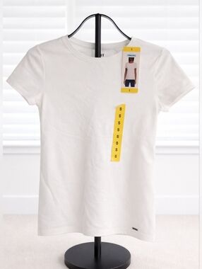 White Short-Sleeve T-Shirt - DKNY
